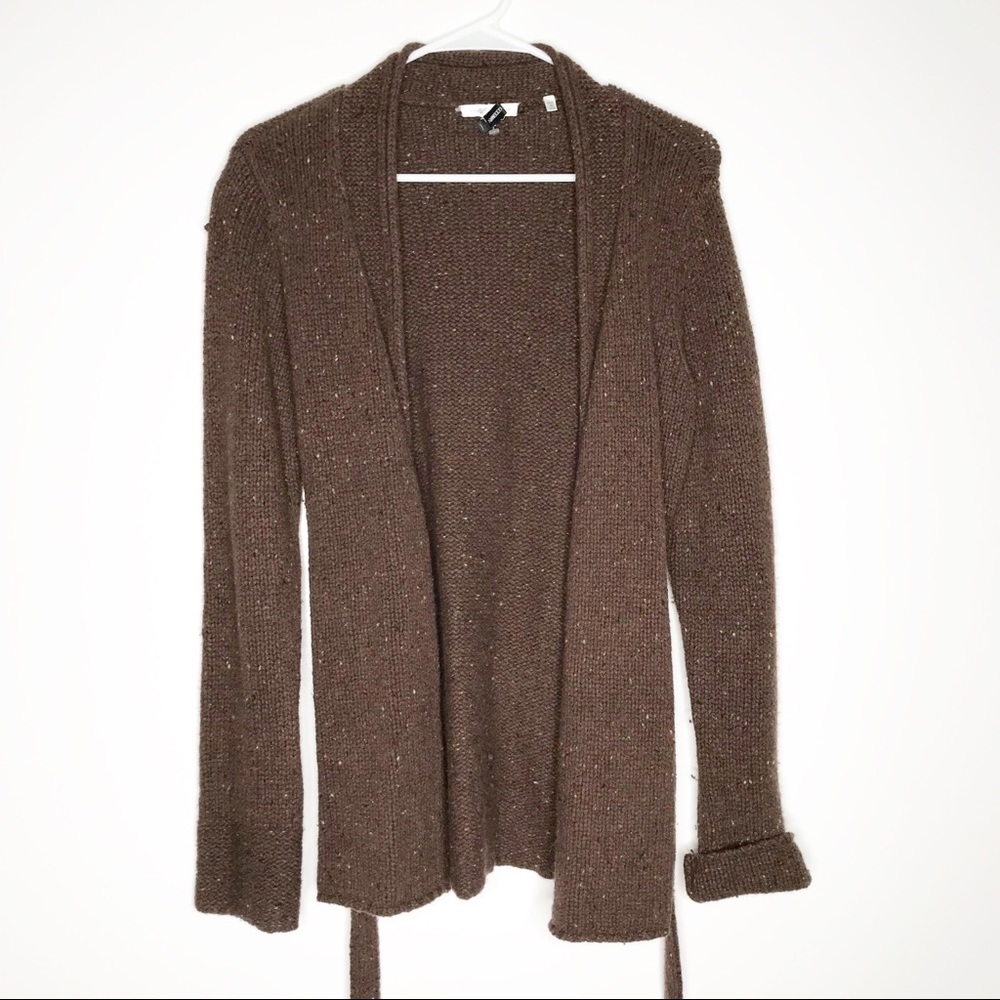 Vince x Bergdorf Goodman cashmere wrap sweater